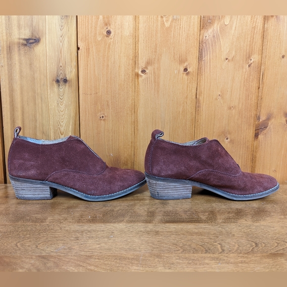 Lucky Brand Burgundy Ankle Boots - Picture 8 of 15